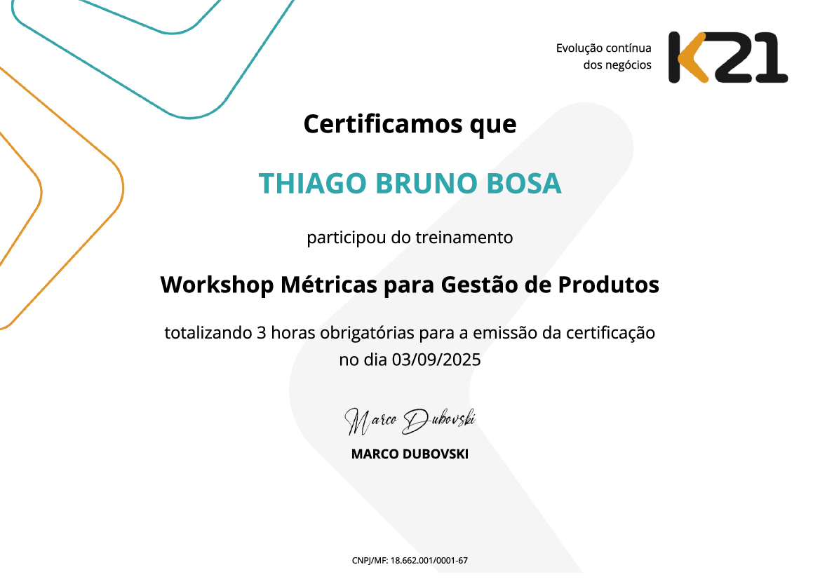 Certificado K21